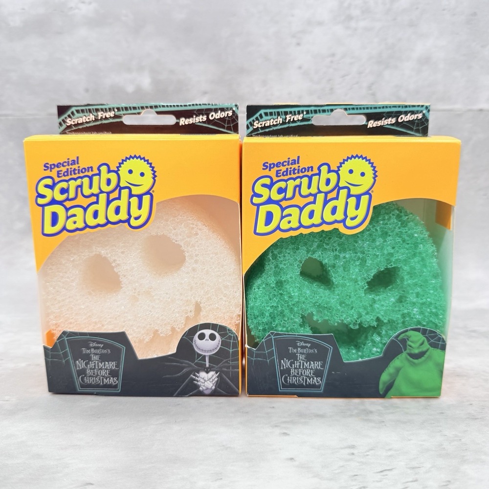 Scrub Daddy Special Edition - Tim Burtons Nightmare Before Christmas  - Lot Of 3
